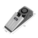 Door Stop Alarm Home Travel Security System Wedge Shaped Door Stopper (01) Newly