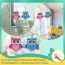 2pcs Crystal Light Catcher Diamond Painting Owl Hanging Decor (GSKY2002)