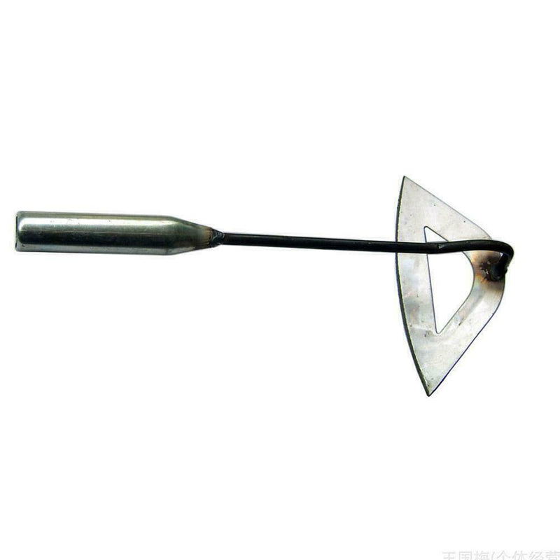 1* Steel Hardened Hollow Hoe Handheld Weeding Rake Planting Value I7A8