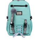 Travel Laptop Backpack Anti-Theft Bag with USB Charging Port and Lock for Wom