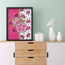 Special Shaped Crystal Pink flower Full Drill Diamond Painting