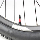 MUQZI Alloy Tubeless Road Bicycle Presta Valve Stem with Cap (40mm Red) Newly