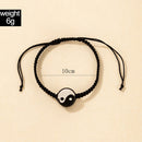 Ethnic Tai Chi Braided Rope Charm Yin Yang Adjustable Bracelets Jewelry