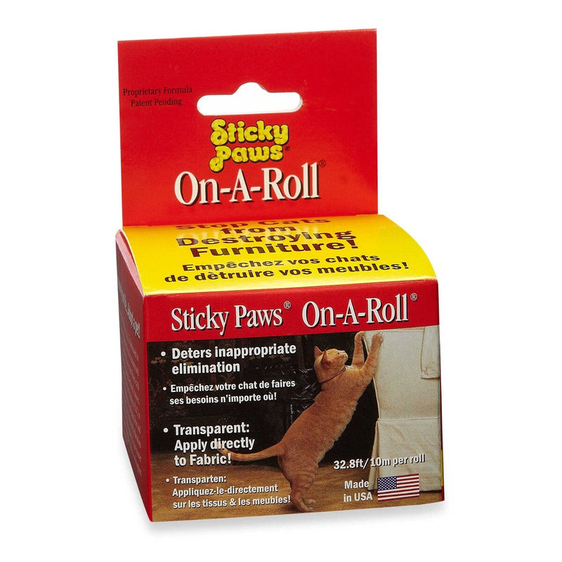 Sticky Paws on a ROLL Stop Cats Destroying Furniture Anti Scratch Cat Training