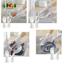 Rubber Cleaning Tool Household Gloves Silicone Brushes Dishwashing Gloves