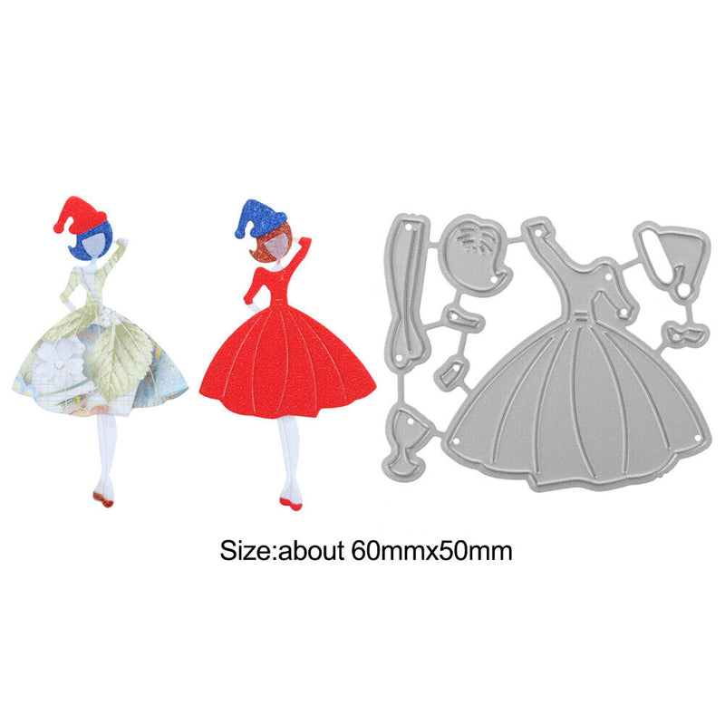 DIY Craft Cutting Dies Stencil Scrapbook Embossing Album Card Dress (GG0179-2253