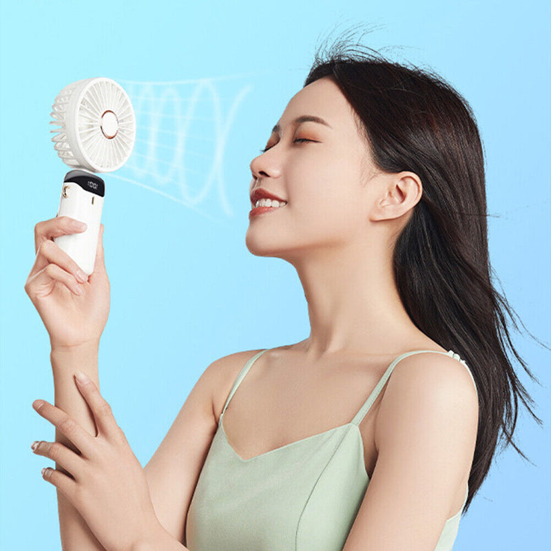 #A Portable Handheld Fan Hanging Neck Home Office Desktop Summer Air Cooling Fan
