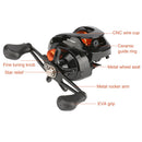 Low Profile Baitcasting Fishing Reel 18+1 BBs Metal Line Cup Wheel (Right) Newly