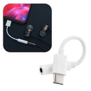 Jack Splitter Converter USB-C Male Earphone Cable Adapter Type C USB to 3.5mm