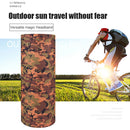 #A Multifunctional Seamless Bandana Turban Camouflage Neck Gaiter Tube Face Shie