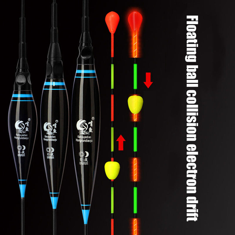 Electric Fishing Floats Night Light Luminous Ball Bobber for Carp Fishing T