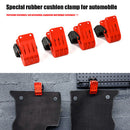 4pcs Car Floor Pad Cleaning Solution Hook Carpet Wash Clamp Yoga Mat Clip Tools