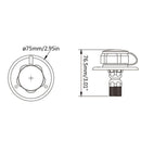 Accessories Boat Trailer RV City Check Valve Gravity One-way Water Fill Inlet