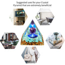 Crystal Pyramid Positive Energy Generator for Meditation Yoga Home Decor Accent