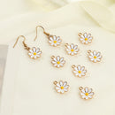 Charms earring charms Daisy Flower Daisy Charm Flower Charm Flower Pendants
