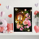 5D Diamond Painting Lantern Flower Full Square Drill Rhinestone DIY Wall Art