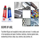 2pcs AB Metal Repairing Adhesive Super Glue Iron Steel Wood Ceramic Sealing