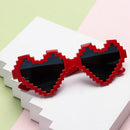 Favor Heart Sunglasses Heart Glasses Thug Life Sunglasses Mosaic Sunglasses