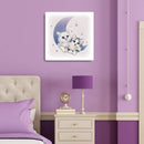 DIY Diamond Painting Embroidery Cute Cats Moon Full Drill Cross Stitch Kits