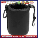 Waterproof Soft Neoprene Camera Lens Pouch Drawstring Protector Case (M)