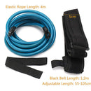 Swim Training Exercise Belts Rope Swimming Harness Resistance Band (Blue) Newly