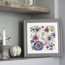 Ink Flower Oil Paint By Numbers Kit DIY Acrylic Painting Wall Art Picture C