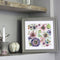 Ink Flower Oil Paint By Numbers Kit DIY Acrylic Painting Wall Art Picture C