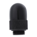G1/4 Inner Outer Dual Thread 90 Degree Rotary Water Tube Connector(Black) Newly