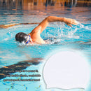 Swimming Caps for Adults Waterproof Elastic Sports Pool Swim Hat (White) Newly