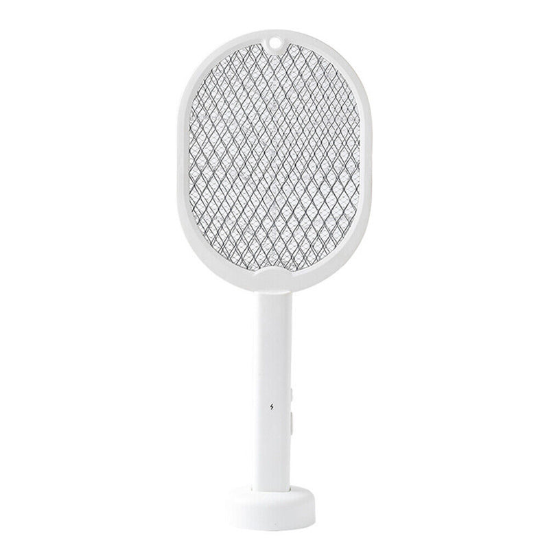 2-in-1 Electric Insect Racket Swatter Zapper USB Summer Mosquito Trap Tools