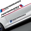 2pcs Car Stickers M Performance Limited Edition Side Door Decals (Black) Newly
