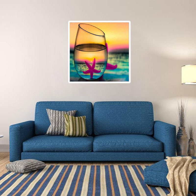 Cup Sunset Stars 5D DIY Diamond Painting Embroidery Cross Stitch Home