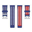 Silicone Watch Band for Polar V800 Replacement Wrist Strap (Blue Red) Newly
