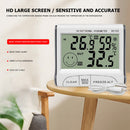 LCD Digital Thermometer HD Screen Home Indoor Humidity Measure Meter Gauge