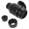13 PIN EURO PLASTIC PLUG 12V CARAVAN TRAILER ELECTIRC PLUG MAYPOLE MP128 Newly