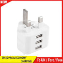 USB Power Adapter Smartphones Charging Accessories White UK Plug for Tablets