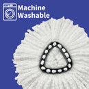 Mop Heads Replacements 4pcs Floor Head Mop Refills for O-Cedar (White) Newly