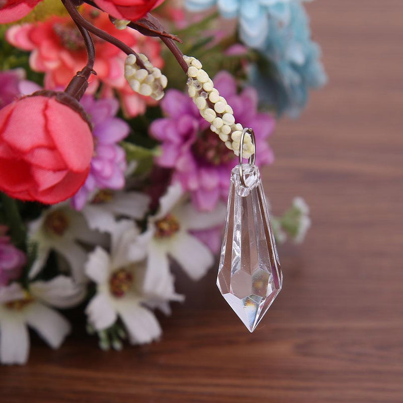30pcs Acrylic Chandelier Crystal Beads Hanging Garland Wedding Party Decor