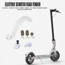 Electric Scooter Rear Fender Support Taillight Set for M365 Scooter (White)