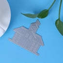 Church Castle DIY Metal Embroidery Stencil Scrapbook Craft Die Cut
