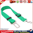 Car Pet Dog Seat Belt Puppy Safety Seatbelt Dog Harness Lead Clip (Green) Newly