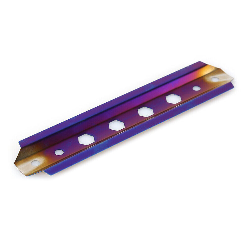 Burnt Blue Ticket Aluminum Car Battery Tie Down Bar Bracket Holder Universal