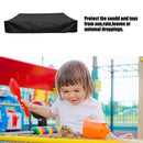 Waterproof Dust Cover Anti UV Sandbox Sandpit Shelter (Black 150x150cm)