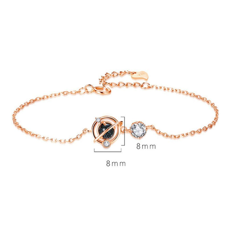 Woman Sweet Fashion Small Fresh Bracelet Design Simple Planet