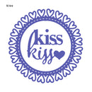 Snowvirtuos Romantic Kiss Metal Embossing Cutting Stamp Stencils DIY Scrapbo