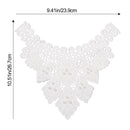 Embroidered Lace Lace Fabric Applique Embroidery Collar Neckline Accessories