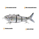 Rechargeable Robotic Swimming Fishing Lure Electric Wobbler Bait (T-620) Newly