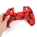 For DualSense Skin Camouflage Silicone Case Cover for PS5 Controller (Red) Newly