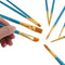 10Pcs Art Paint Brush Artist Brushes Set Fine Pointed Color H0D2