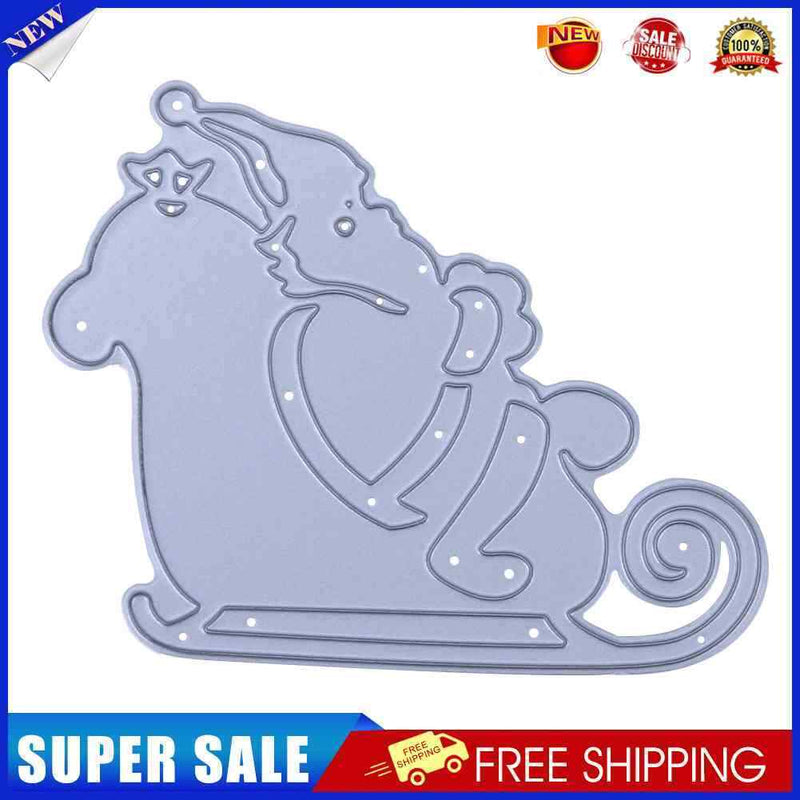 Santa Claus Horse DIY Metal Stencil Scrapbook Embroidery Craft Cutting Die-15015